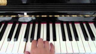 Misguided Ghosts piano intro tutorial right hand [upl. by Inge66]