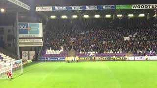 Fans Beerschot Wilrijk blijven zingen bij een 03 nederlaag [upl. by Reiter324]