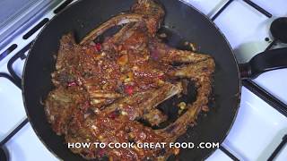 Spicy Lamb Chops Recipe  Easy Lamb Chops  Skillet Lamb Chops  How to cook lamb chops [upl. by Meensat]