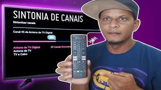 Como SINTONIZAR OS CANAIS na SMART TV LG [upl. by Adnawuj]