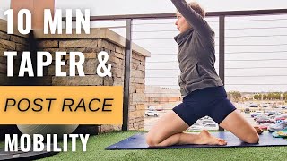 10 MIN Post Run Mobility Flow for Tight Hips and Ankles for Taper and Post Race Recovery [upl. by Ninehc]