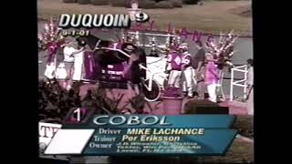 2001 DuQuoin State Fair COBOL Mike Lachance World Trotting Derby Heat 2 [upl. by Jordison]