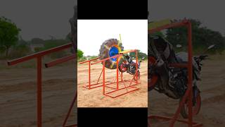 Bike experiment🤯 janu yt 009 subscribe short viral song newsong [upl. by Ardiekal181]