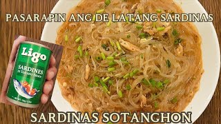 SARDINAS RECIPE  sotanghon recipe [upl. by Ramsdell312]