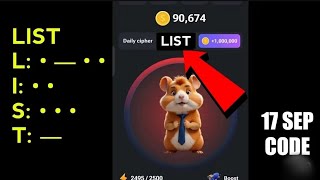 Hamster Combat 1M Coin Nikalne Ka Code 17September 1000000 👛🪙 hamsterkombat [upl. by Jarrett241]