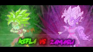 13 AKATACOLLAB2 Kefla vs Zamasu Fundido [upl. by Carlynne647]