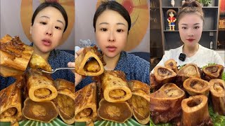 Mukbang bone marrow asmr 牛骨髓  쇠고기 골수  牛骨髄  thánh ăn tủy xương 933 Jin Jin Official [upl. by Matilda561]