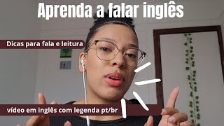 Como aprender inglês sozinho de graça  reading e speaking [upl. by Rupert]