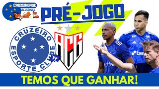 PRÉJOGO CRUZEIRO VS ATLÉTICOGO SÓ A VITÓRIA INTERESSA cruzeiro cruzeirooficial [upl. by Niabi]