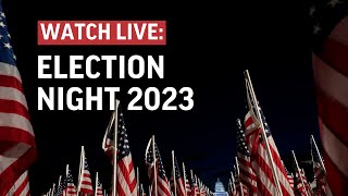 Election night 2023 Watch live as polls close in Kentucky Virginia Ohio and other key states [upl. by Christmas211]