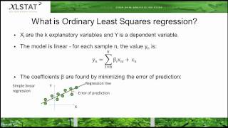 Ordinary Least Squares regression or Linear regression [upl. by Sola]