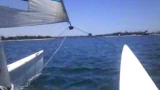 Sailing On Mission Bay Hobie Cat 18 [upl. by Letisha]