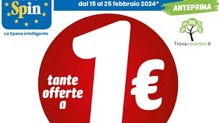 VOLANTINO EUROSPIN dal 15 febbraio al 25 febbraio 2024 anteprima [upl. by Caroline402]