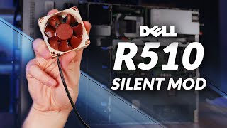 Dell PowerEdge R510 Silent Mod  feat Mini Noctua Fans [upl. by Itirahc]