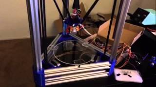 Makergeeks mini kossel unboxing and build [upl. by Nedmac]