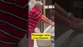 pa massage muna si sen Pacquiao [upl. by Orgalim]