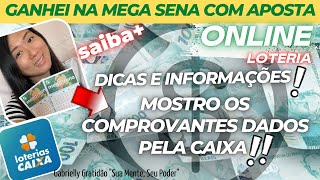 ✅GANHEI NA LOTERIA COM APOSTA ONLINE loteriascaixa [upl. by Suired131]