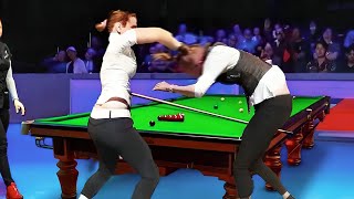 Most RIDICULOUS Moments In Women Snooker [upl. by Muscolo121]