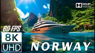 NORWAY  12K Scenic Relaxation Film With Inspiring Cinematic Music  12K 120fps Video HD [upl. by Eanyl]