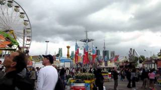 Midway Rides at Canadian National Exhibition [upl. by Cutter]