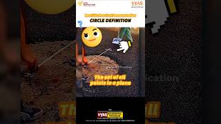 real life practical demonstration circle defination viralvideo shorts yt [upl. by Rubia618]