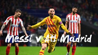 Messi destroying Atletico Madrid [upl. by Pomcroy]