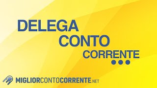 Delega conto corrente tutti i dettagli [upl. by Touber]