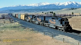 DampRGW 538653445361 SD40T2s in notch 8 on Tennssee Pass Route [upl. by Eddy678]