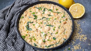 Creamy Chicken Orzo [upl. by Edin264]