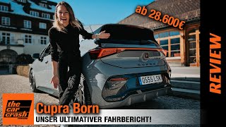 Cupra Born im Test 2022 Lohnt sich der große Akku mit 77 kWh Fahrbericht  Review  eboost [upl. by Tesil]