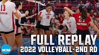 Wisconsin vs TCU 2022 NCAA volleyball second round  FULL REPLAY [upl. by Sigismond]