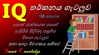 IQ  තර්කනය ආශ්‍රිත ගැටළු 02 කොටස  Logic Frame Problems  Tharkana Gatalu බුද්ධි පරීක්ෂණය [upl. by Montford71]