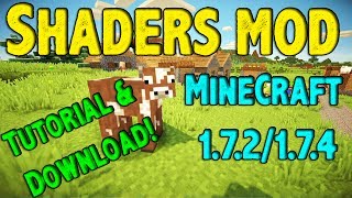 Shaders Mod Minecraft 172174  Tutorial  Download Latest version [upl. by Lazarus148]