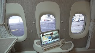 Experience Virtual Windows on First Class  Boeing 777  Emirates Airline [upl. by Gilead]