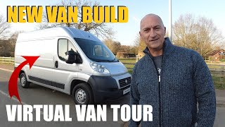 Virtual Van Tour  Budget Van Build Ep 1 [upl. by Herzen]