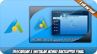 Descargar e Instalar AOMEI Backupper 31 Final  Backup Data [upl. by Karisa]