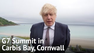 G7 Summit in Carbis Bay Cornwall [upl. by Alexandria]