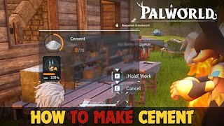 How to Make Cement in Palworld [upl. by Goff]