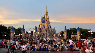 Magic Kingdom 2022 Summer Evening Walkthrough in 4K  Walt Disney World Orlando Florida July 2022 [upl. by Caprice]