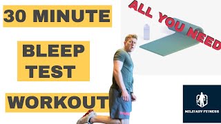 Complete Workout To Improve Your Bleep TestShuttle Run Score  No Equipment [upl. by Franek]