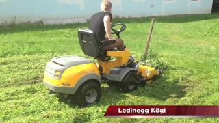 Stiga Park Pro mit Frontschlegelmulcher [upl. by Klimesh]