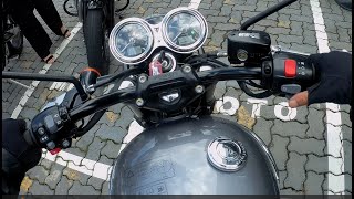 2024 Triumph Bonneville T120 Black TEST RIDE [upl. by Krell277]