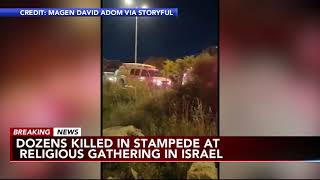 BREAKING NEWS Stampede at Israeli religious festival kills dozens [upl. by Cynthea912]