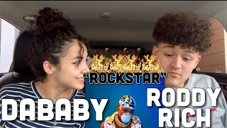 🔥DaBaby – ROCKSTAR FT RODDY RICCH REACTION❗️ [upl. by Alesiram]