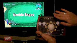 Golden Tee Golf plug and play arcade game  review and unboxing [upl. by Bradshaw]