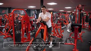 Chest Supported T Bar Row  Exercise Tutorial [upl. by Phelia]