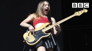 Haim performs Fleetwood Macs quotOh Wellquot live at T in the Park  BBC [upl. by Gerik302]