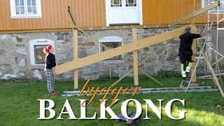 BYGGER BALKONG [upl. by Romanas]