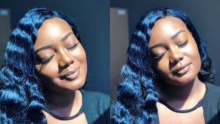 HOW TO  Navy Blue Hair  SUBTLE NO BLEACH [upl. by Dickie]