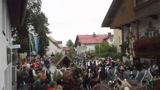 Gaufest Lenggries Trachtenumzug Festzelt Einmarsch 27072014 [upl. by Raskin390]